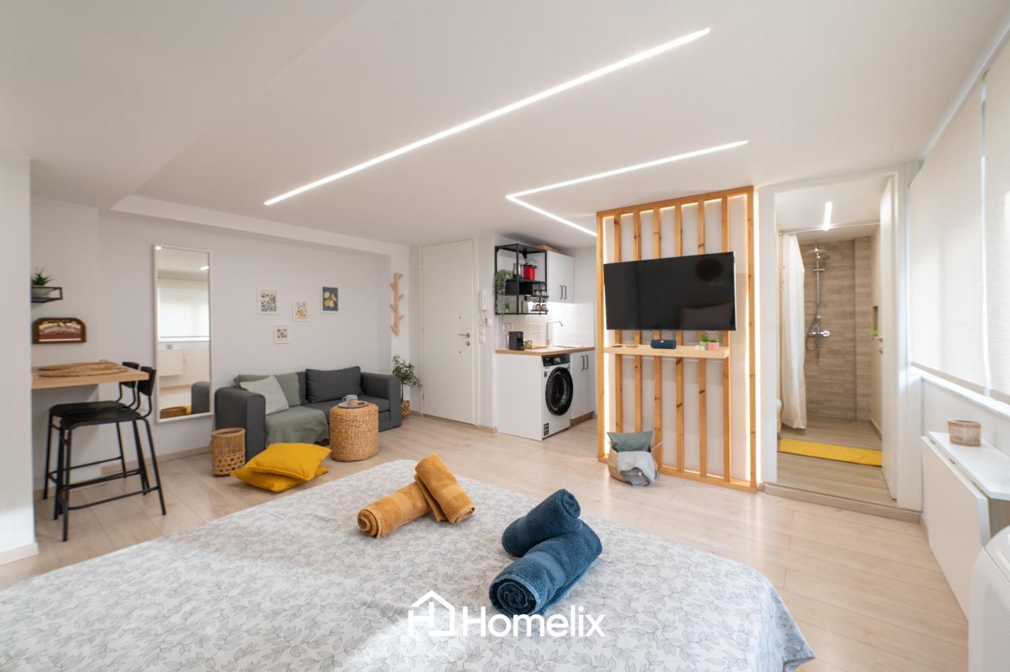 Roomaki - New & Stylish Studio In The Center With Parking Chalkís Buitenkant foto