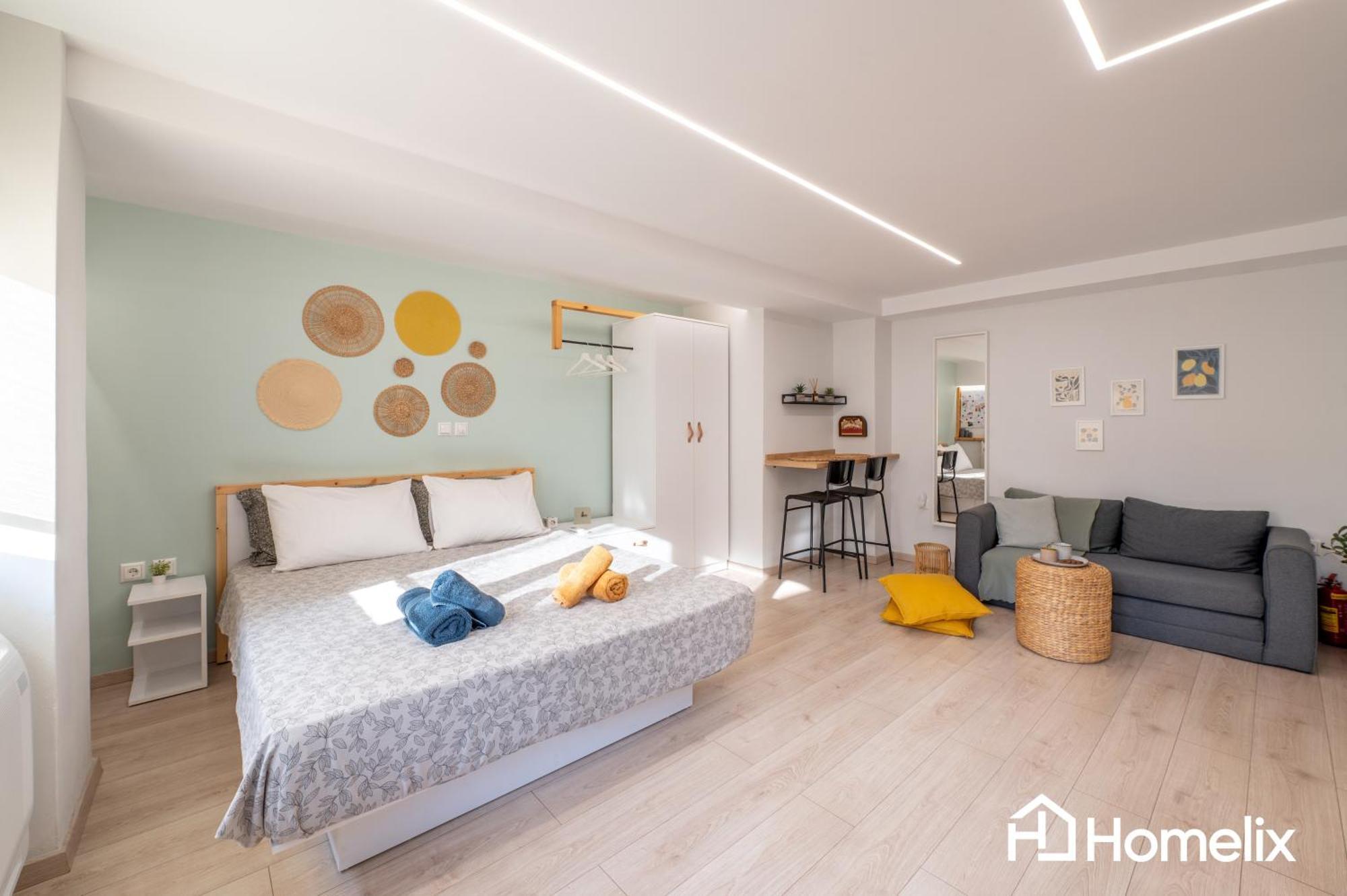 Roomaki - New & Stylish Studio In The Center With Parking Chalkís Buitenkant foto